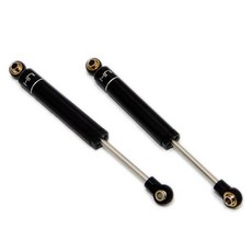 hot-racing 2 套100 毫米刻度鋁製內部彈簧減震器, BK, 1套