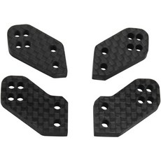 hot-racing AON22G 替換碳纖維連接片 4 件套, BK, 1套
