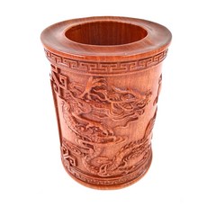 BITONG四君子系列紅檀木筆筒 BT032, 1個