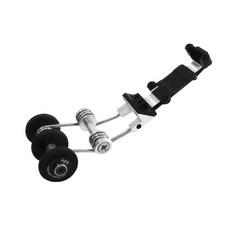 핫레이싱 Spring Loaded 3 Tires Wheelie Barxxas 1/16, BK, 1개