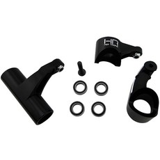 핫레이싱 AON4801 Aluminum Bearing Steering Bellcrank Kraton 8p 세트, BK, 1세트