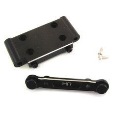 핫레이싱 Black Aluminum Front Hinge Pin Brace Mount 2p set, BK, 1세트