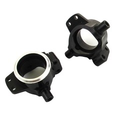 HOTRACING 黑色鋁製前關節臂 1PR 套裝, BK, 1套