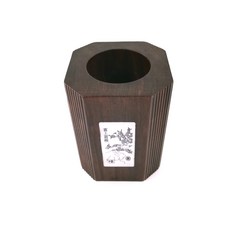 BITONG四君子系列黑檀木筆筒 BT002, 1個