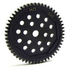 핫레이싱 32p Steel 53t Spur Gear SC10 Gt2, BK, 1개