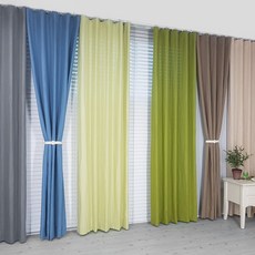 Nasan 素色窗簾 RS16-6, 混色