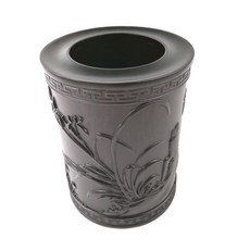 BITONG四君子系列黑檀木筆筒 BT010, 1個