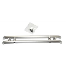 핫레이싱 Silver Aluminum Rear Bumper Gaurd with Led Holder, S, 1개