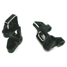 hot-racing 鋁製前 (30°deg) 腳輪 SC10 1PR 組, BK, 1套