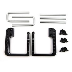 hot-racing 鋁製前動物防護保險槓 470 620 King 1PR 套組, BK, 1套