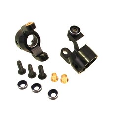 hot-racing 黑色鋁製 C-Hub 1PR 套組, BK, 1套