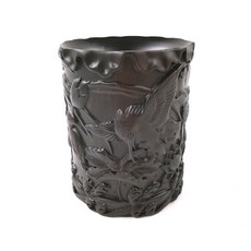 BITONG四君子系列黑檀木筆筒 BT015, 1個