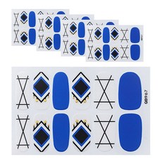 ARYKO 3D立體指甲貼, QB967, 5入