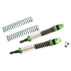 hot-racing 鋁製螺紋減震器 120mm 1PR 套組, 黑/綠, 1套