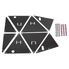 hot-racing TUDR14G 管式底磐石墨內板 UDR 8p, BK, 1套