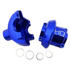 hot-racing RVO11L06 CNC 鋁外差速器外殼藍色 Revo 6p, B, 1套