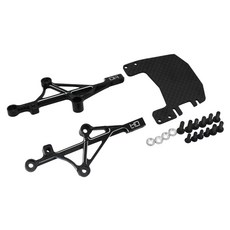 hot-racing TTDR14G01 鋁石墨上底盤電調支架, BK, 1套