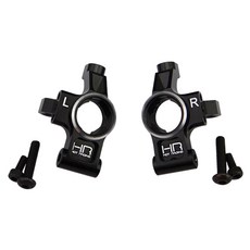 hot-racing TRF2201 CNC 鋁載體短軸 1PR 組, BK, 1套