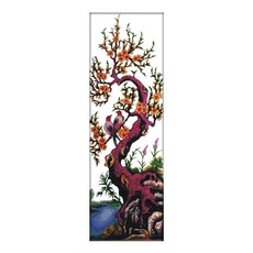 zkf十字繡DIY包組合竹子梅花樹 ZKF445, 混色, 1套