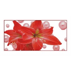 zkf十字繡DIY套組紅百合ZKF442, 混色, 1套