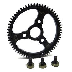 hot-racing SERVO265 鋼正齒輪 65T 0.8 Mod, BK, 1套