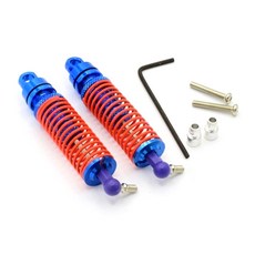 hot-racing 藍色鋁製後螺紋減震套組 1PR, B, 1套
