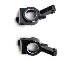 hot-racing 黑色鋁製轉向前花鼓 B44 1PR, BK, 1套