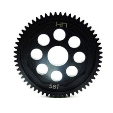 hot-racing SOFE58M05 鋼 58t 0.5mod 正齒輪, BK, 1個