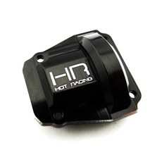 hot-racing VTA12C01 CNC 6061 鋁製差速器蓋, BK, 1個