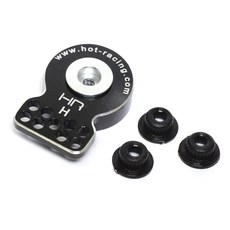 핫레이싱 Heavy Duty Aluminum Servo Saver set, BK, 1세트