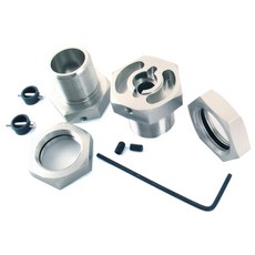 hot-racing 銀色 23mm 輪轂 1PR 9p 套組, S, 1套