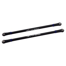 핫레이싱 LRR56U01 Aluminum rear suspension Upper links Rock R Baja R 2p 세트, BK, 1세트