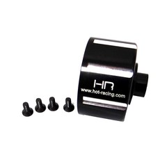 hot-racing 鋁製差速器外殼 Losi 5ive-T Mini Wrc, BK, 1套