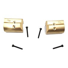 hot-racing SCXT12AW 黃銅車軸重量 70 G 每個 Scx Ii 1PR 組, 黃銅, 1套