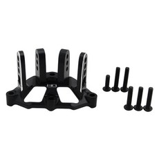핫레이싱 LRR12A01 Aluminum Axle Upper Link Mount 세트, BK, 1세트