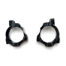 hot-racing OFE1901 鋁製腳輪座 1PR 套組, BK, 1套