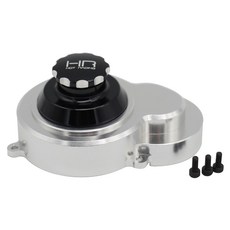 핫레이싱 Aluminum Transmission Spur Gear Cover SCX10 Wraith set, BK, 1세트