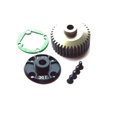 hot-racing 硬質陽極氧化鋁差速齒輪 Sc 7p 套組, S, 1套