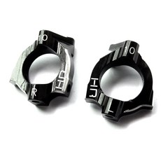 hot-racing 鋁腳輪 10 度庫存 1PR 套組, BK, 1套