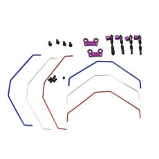 hot-racing 紫色前或後高清防傾桿 E10 2PR 25p 套組, S, 1套