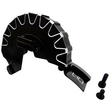 hot-racing 黑色鋁傳動正齒輪罩xxas E-Revo 套組, BK, 1套