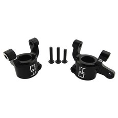 hot-racing SCXT1901 鋁製 C-Hub 載具組 1PR 組, BK, 1套