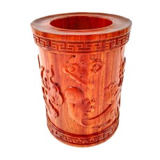 BITONG四君子系列紅檀木筆筒 BT035, 1個