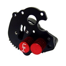 hot-racing 用於 540 或 550 電機 1/16 Traxxas 的 hot-racing 鋁製電機支架, BK, 1個