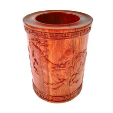 BITONG四君子系列紅檀木筆筒 BT033, 1個