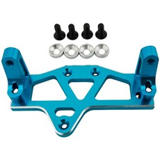 핫레이싱 Blue Aluminum Servo Mount for the 4wd Temper 1/18 9p 세트, B, 1세트