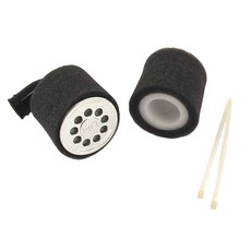 hot-racing RC7377 銀鋁 3 級 Qc 空氣過濾器 46, S, 1套