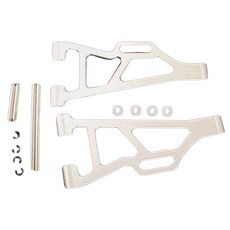hot-racing 鋁製下臂 1PR RC7399 銀色 12入, S, 1套