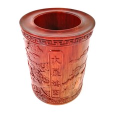 BITONG四君子系列紅檀木筆筒 BT030, 1個