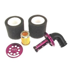 hot-racing RC7378 紫色 Alu 3 級 Qc 空氣過濾器 46, 磷, 1套
